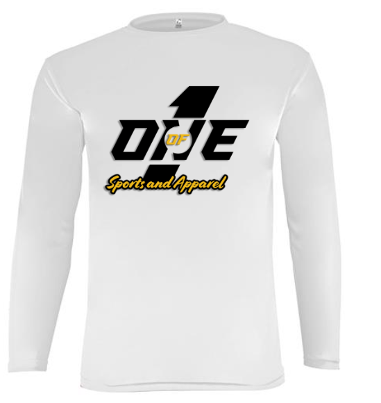 1OF1 Cooling Performance Long Sleeve Crew T-Shirt (WHITE)